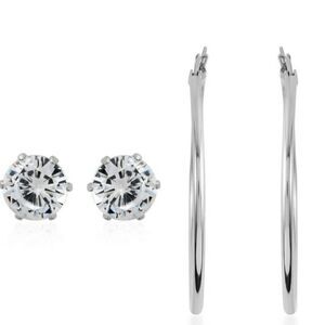 Set of 2 Earrings and Studs